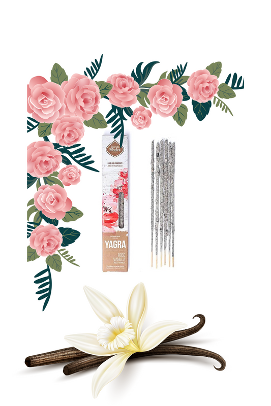Encens Sagrada Madre Yagra Rose et Vanille